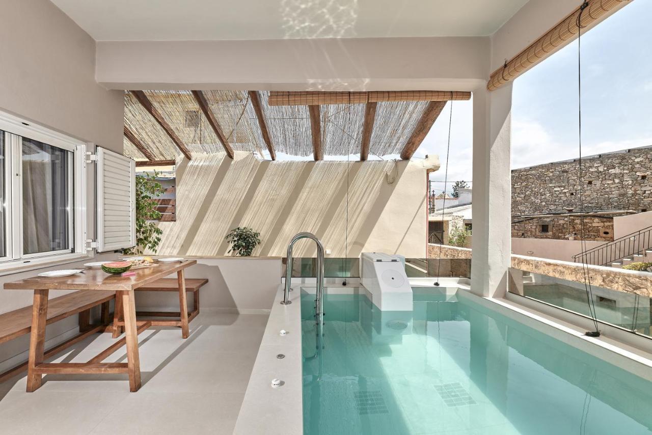 2 Bedroom Villa With Heated Swimming Pool-Spa Whirlpool-Bbq! Melidhónion Екстериор снимка